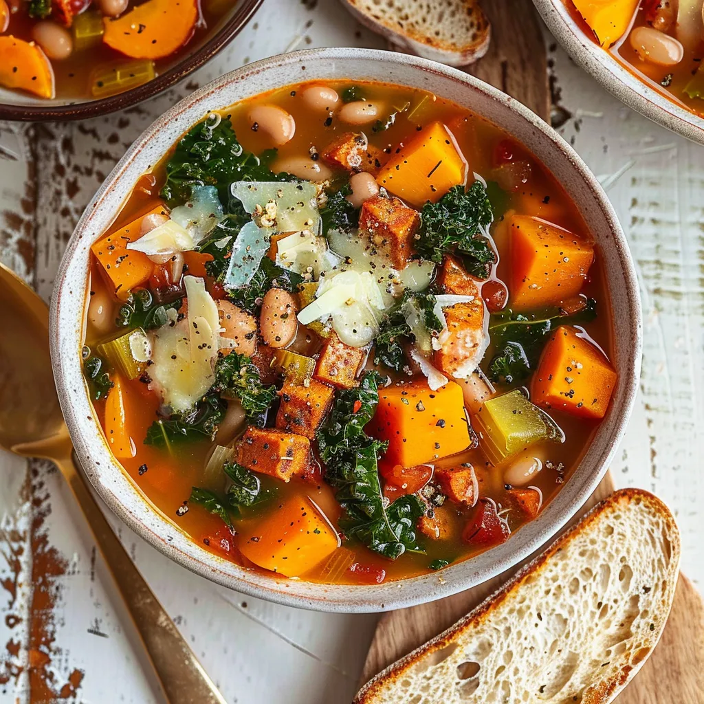 Soupe maison au chorizo doux et légumes d’automne
