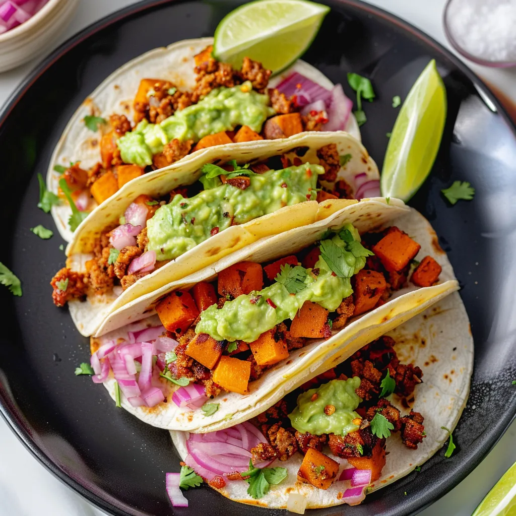Tacos au chorizo et patates