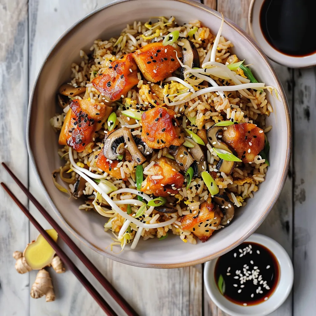 Plat simple et savoureux au wok