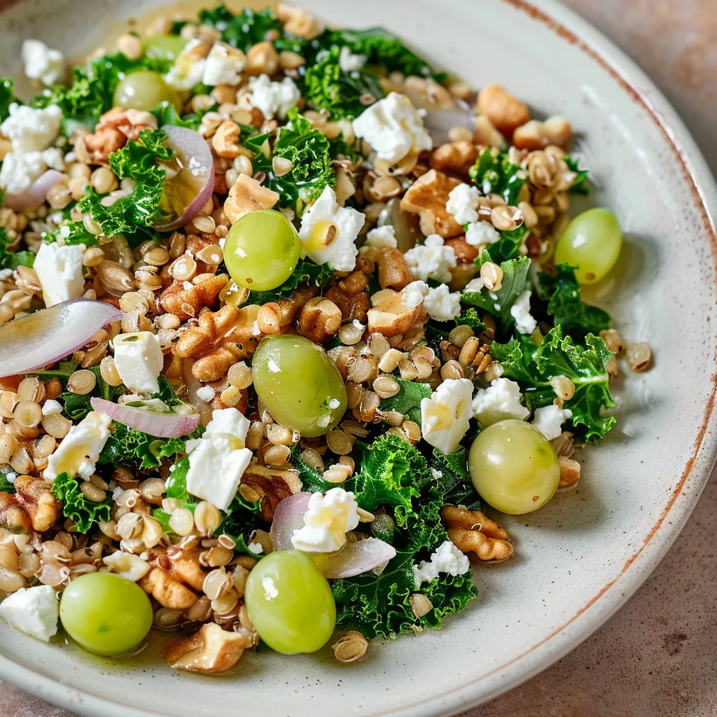 Salade de blé au kale