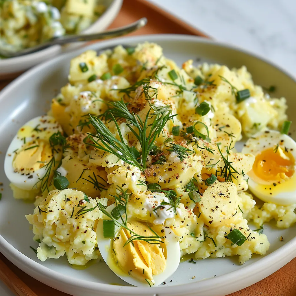 Salade revisitée aux pommes de terre et herbes fraîches