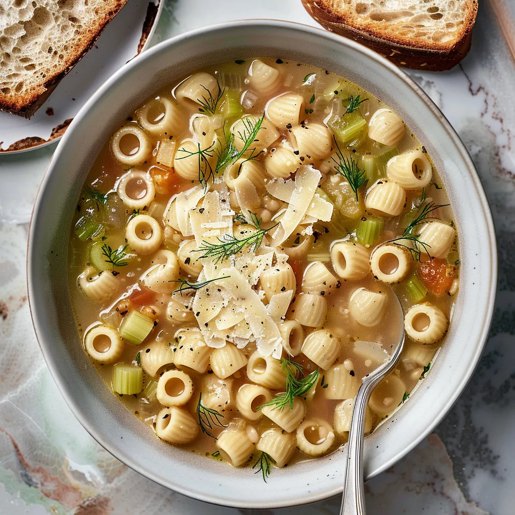 Soupe minestrone blanche légère