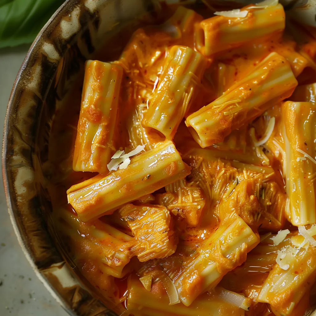Pâtes sauce tomate vodka