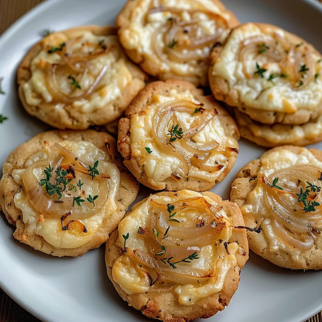 Cookies salés oignons comté