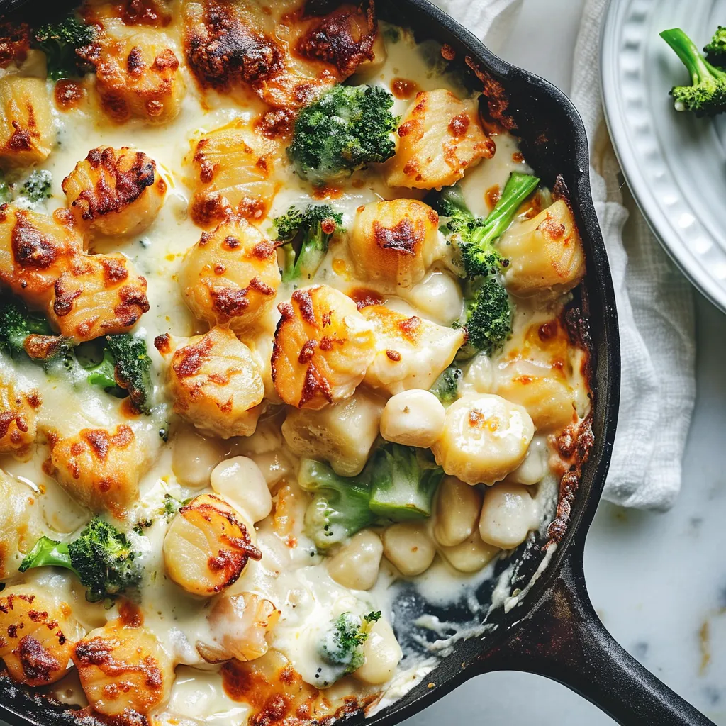 Gnocchis à la coquille Saint-Jacques