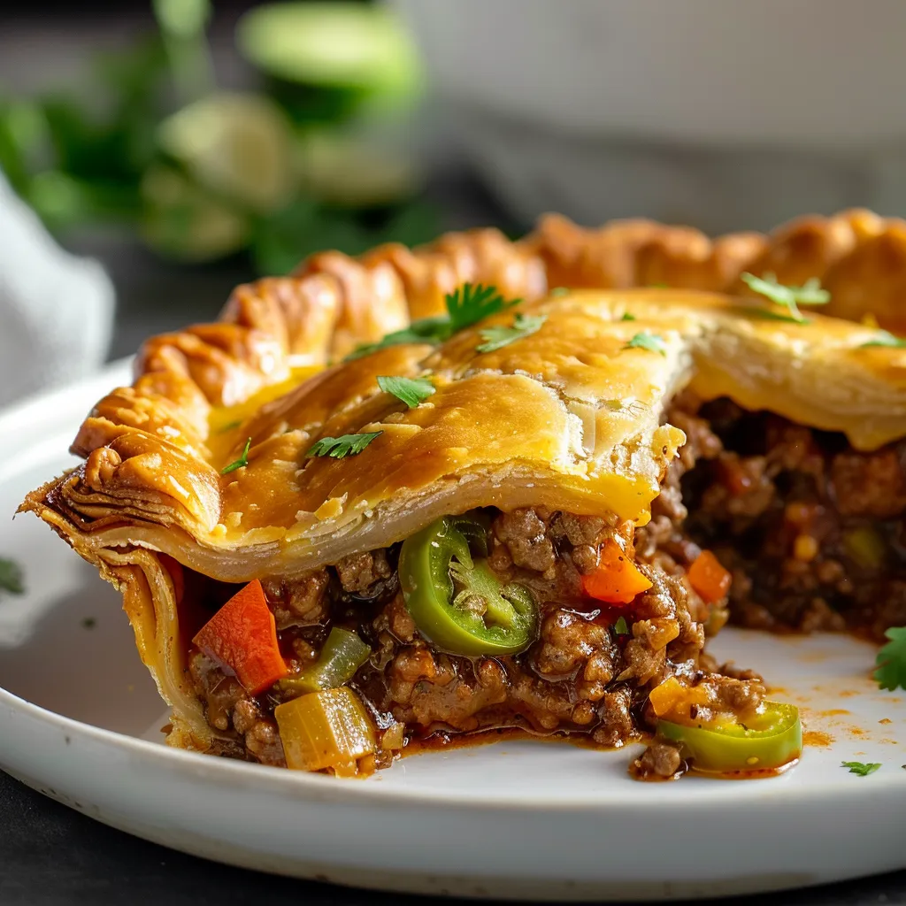 Pâté mexicain au boeuf épicé