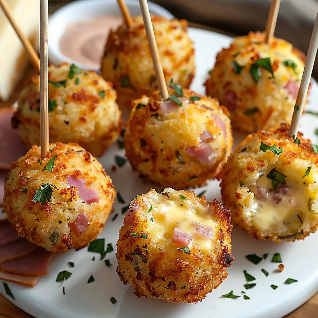 Délices salés : cake pops jambon-fromage maison
