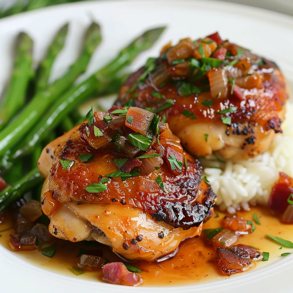 Préparation croustillante de poulet aux saveurs sucrées
