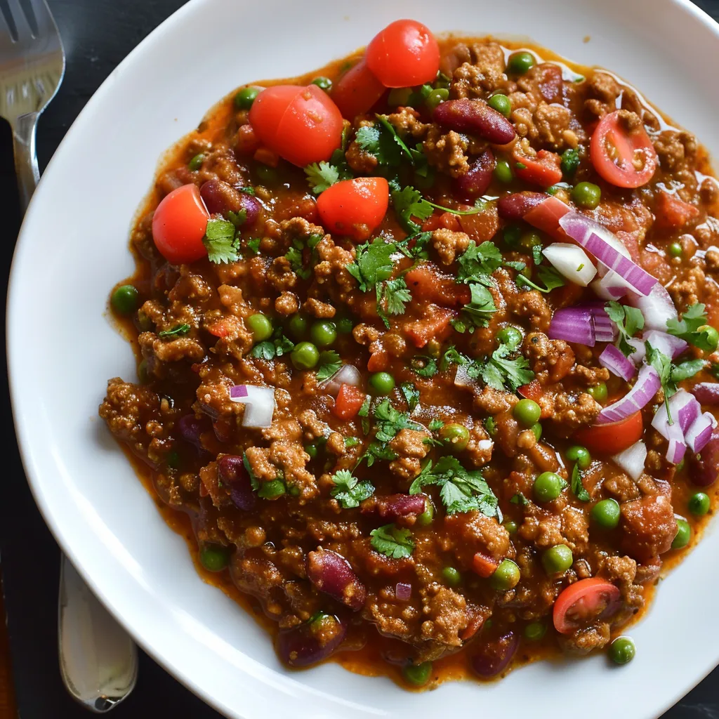 Chili indien aux saveurs épicées