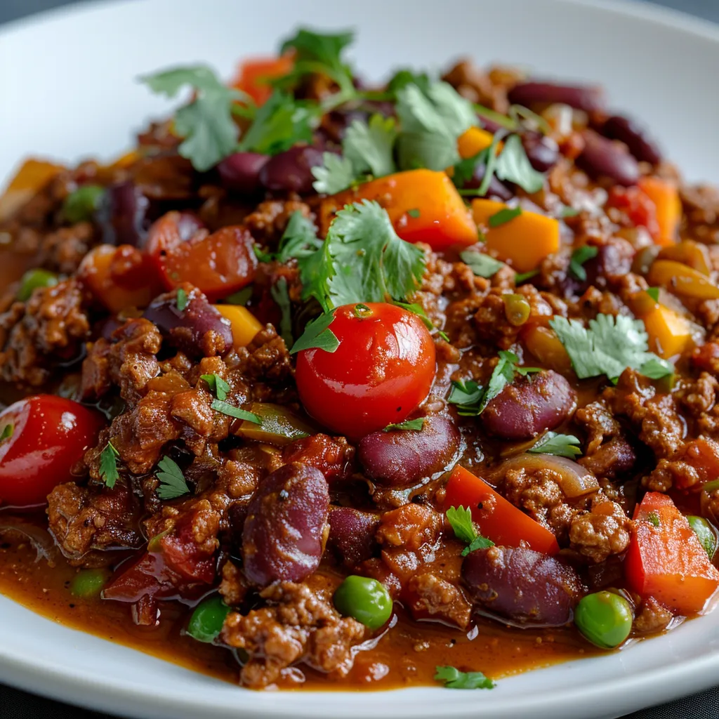 Préparez un chili savoureux aux accents indiens