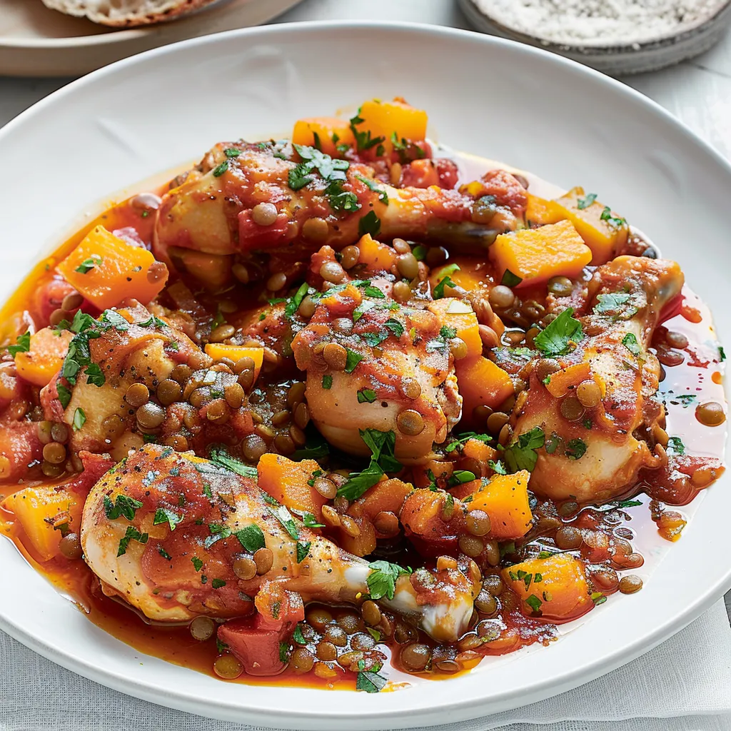 Pilons de poulet aux tomates