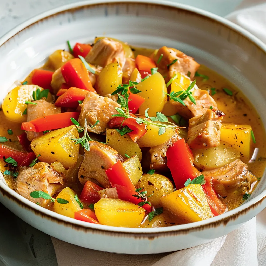 Mijoté réconfortant au dindon et légumes