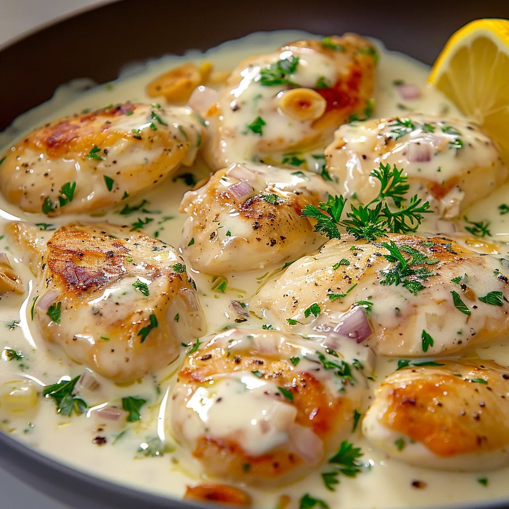 Savoureux Filets de Poulet à l'Ail et Citron