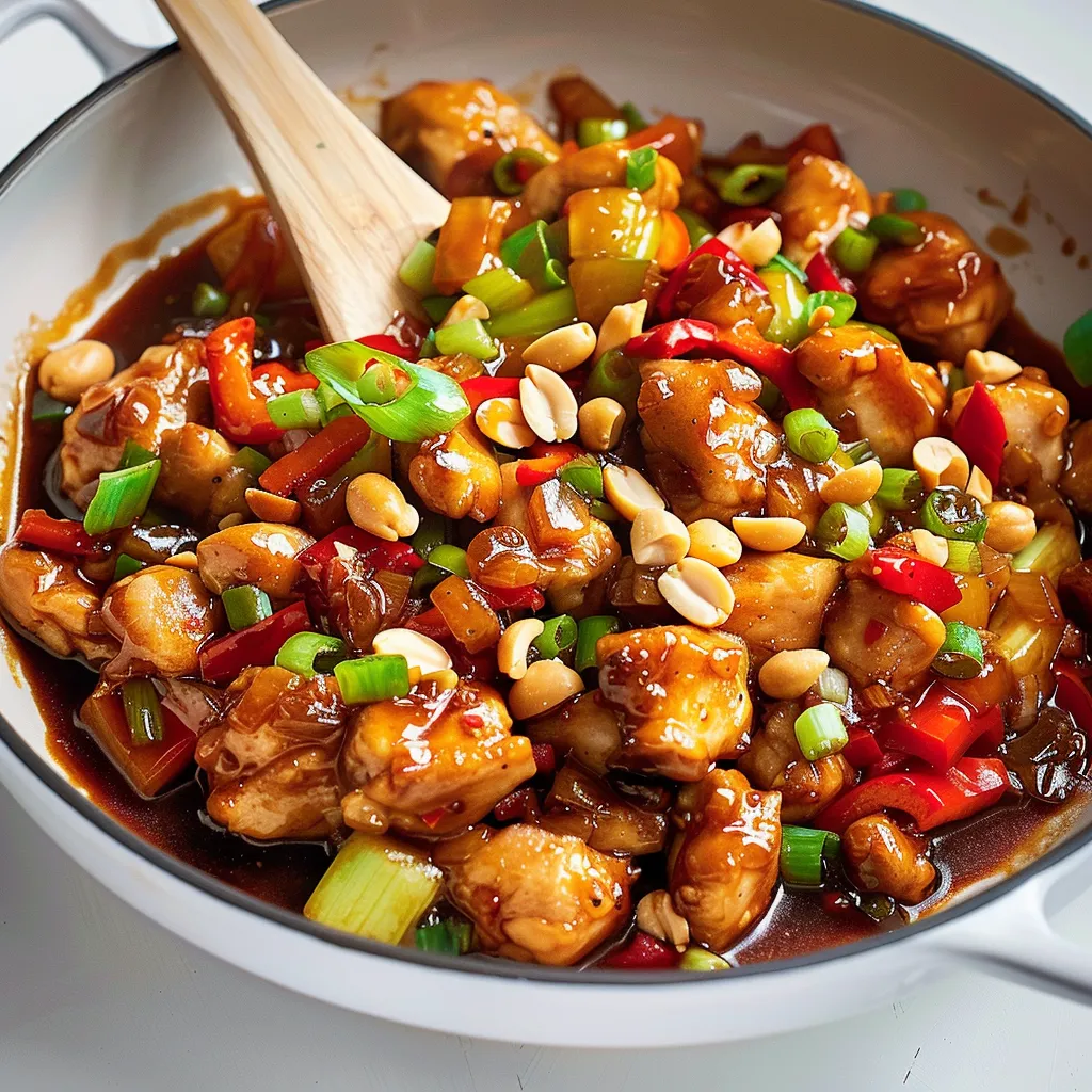 Poulet Kung Pao aux saveurs authentiques