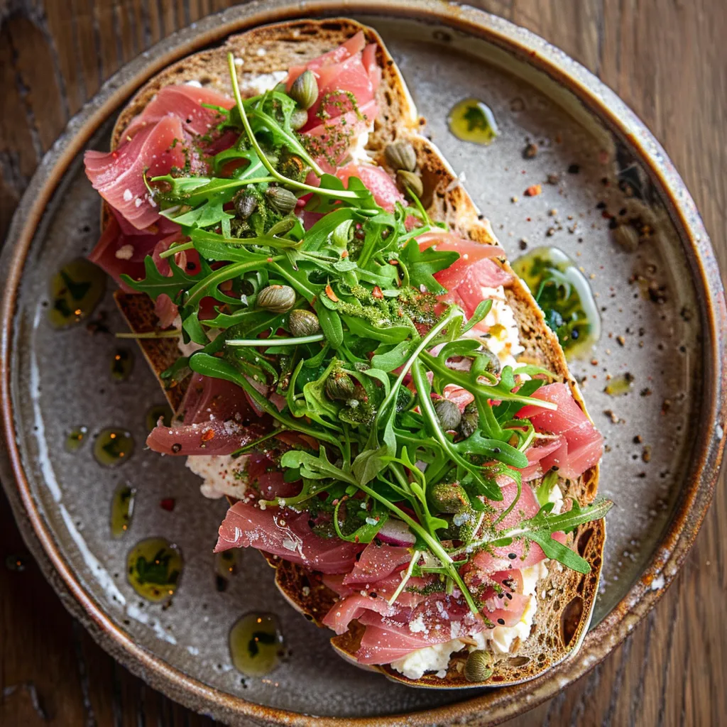 Tartines thon fromage fondant