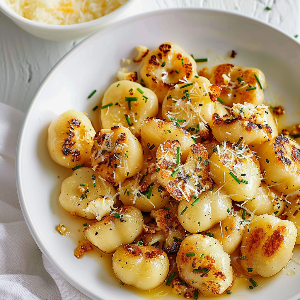Une recette de macaroni aux herbes et au parmesan.