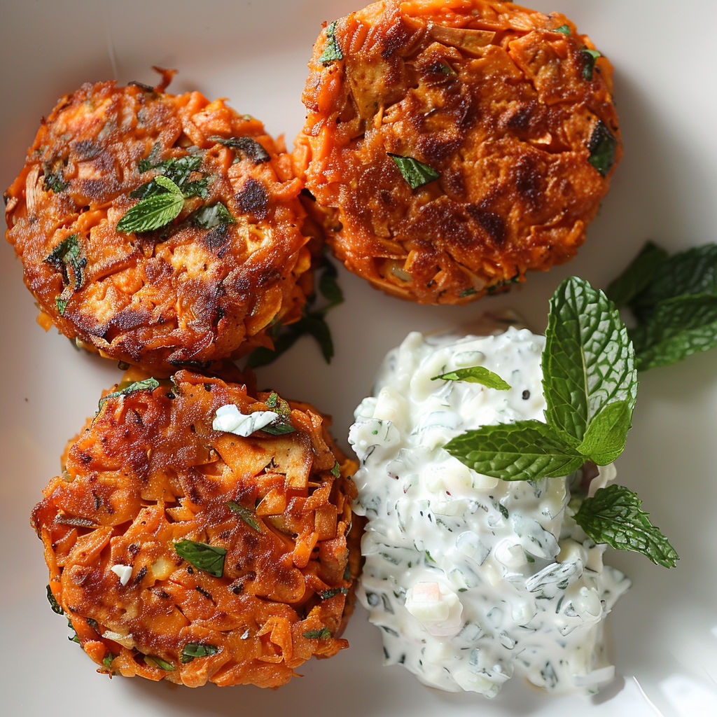 Une recette de quenelles de carottes accompagnées de crème de cilantro.