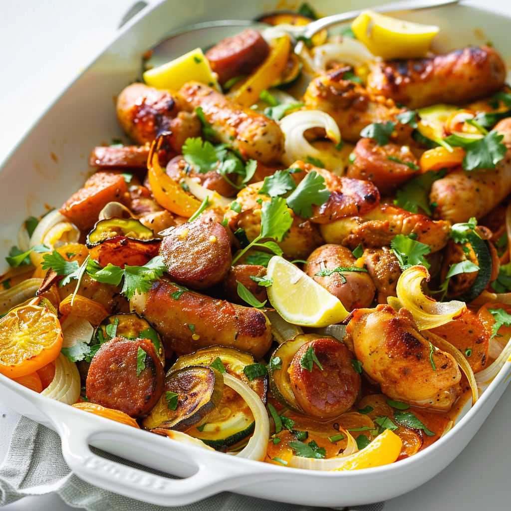 Une recette de saumon grillé avec des légumes et des pommes de terre.