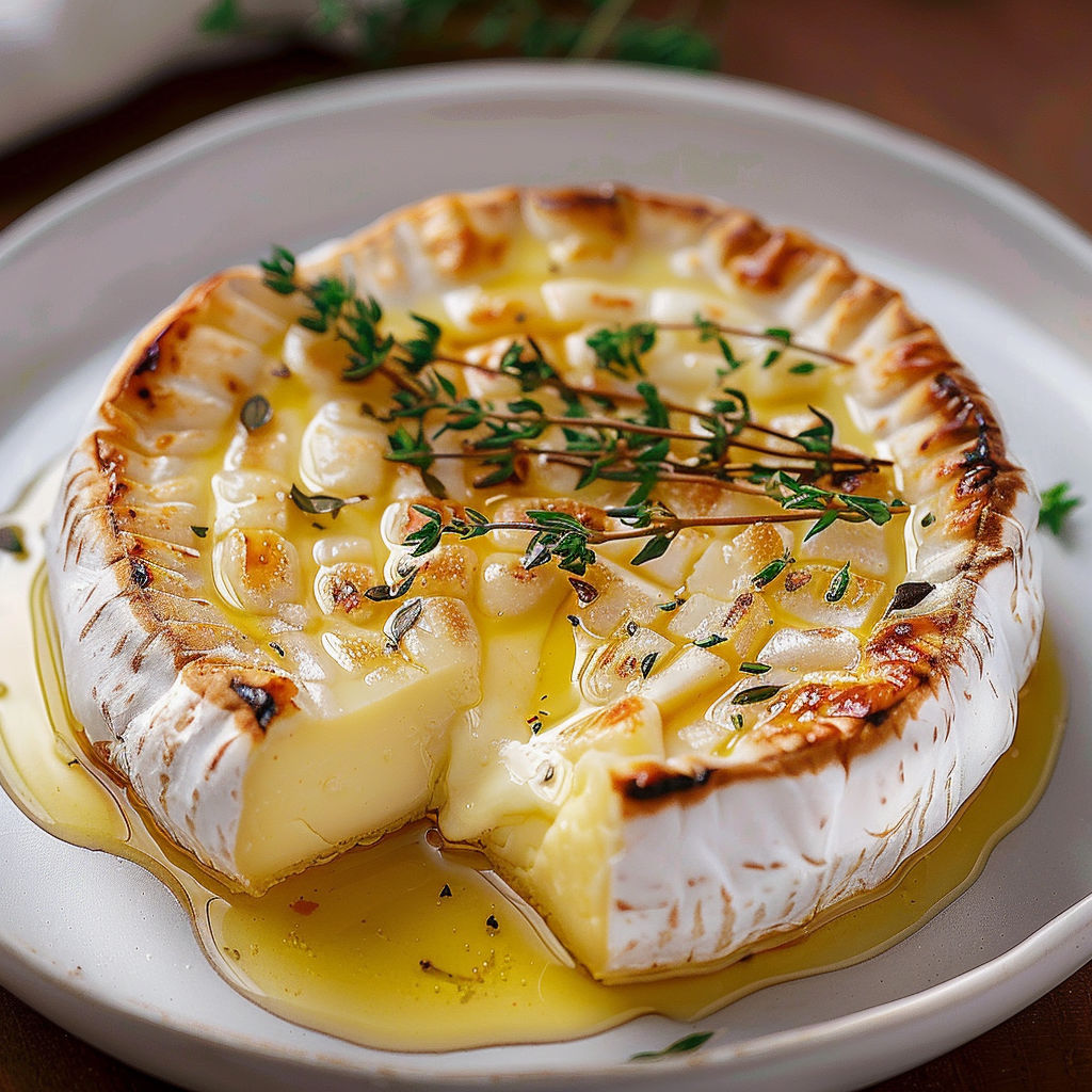 Une tarte au fromage avec des herbes et des épices.