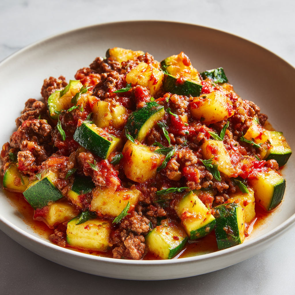 Une recette de couscous avec des légumes et des viandes.
