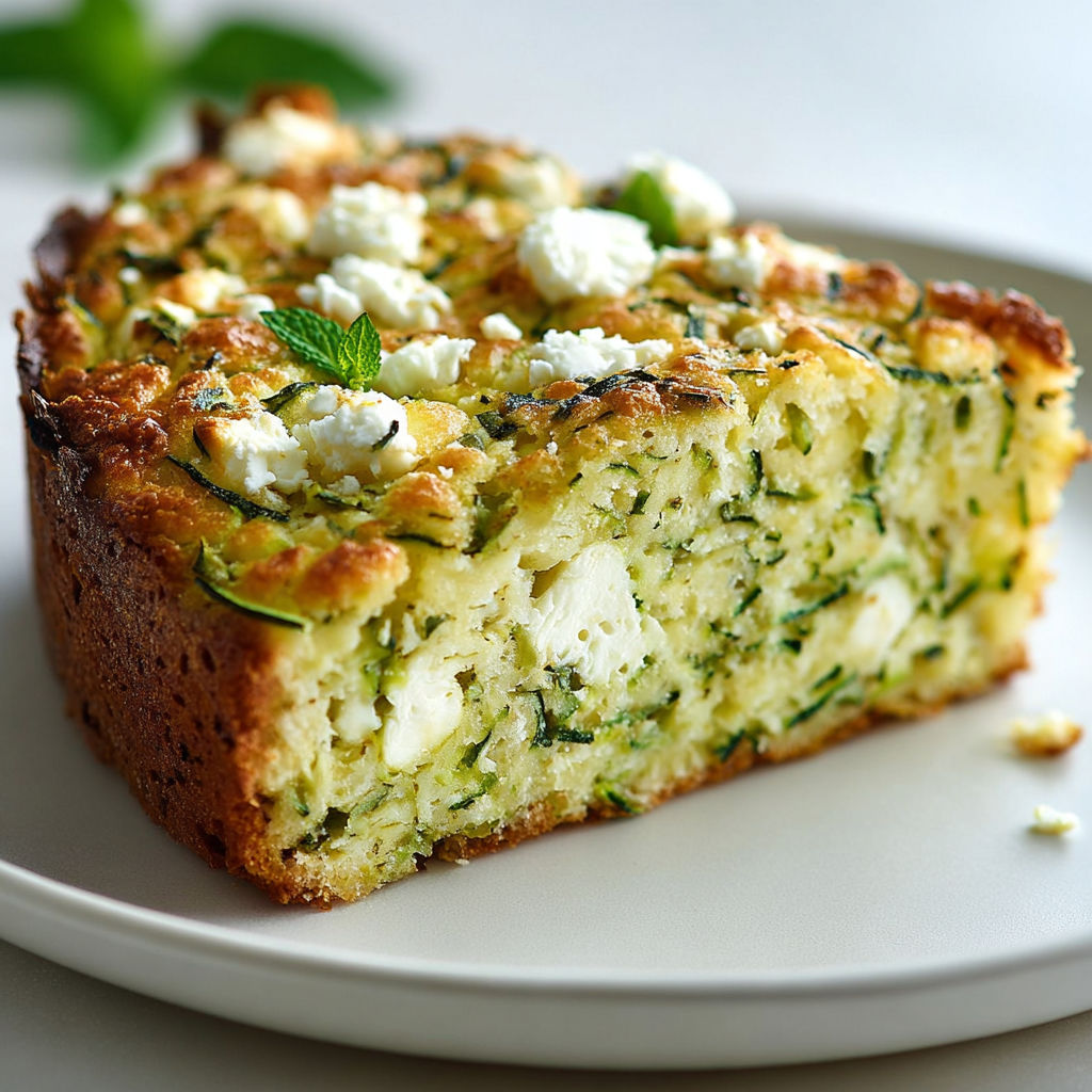Une tarte aux herbes, avec des fromages et des légumes verts, est servie sur un plateau.