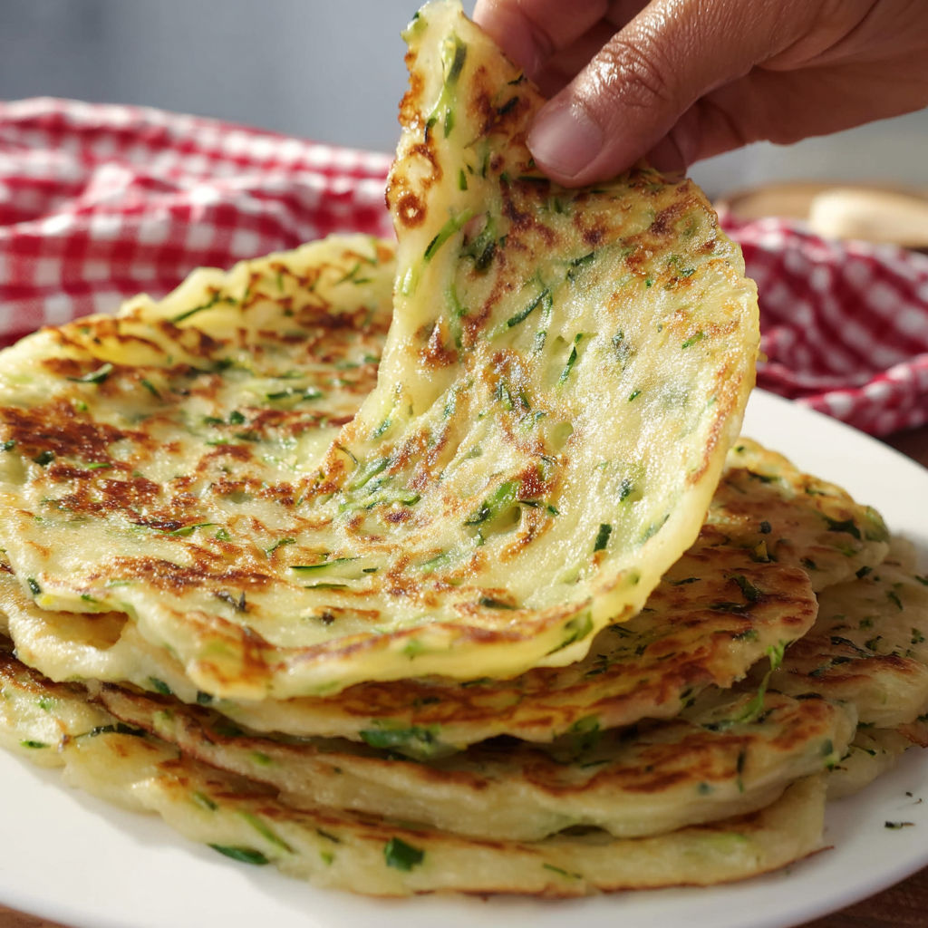 Une pâte à crêpes est dégustée à la main.