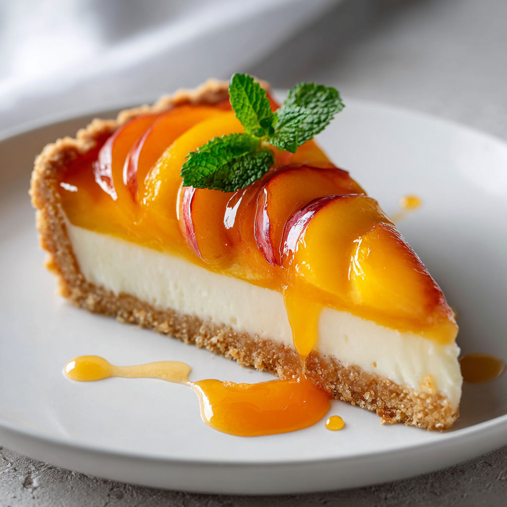 Une tarte aux fruits sur un plateau.