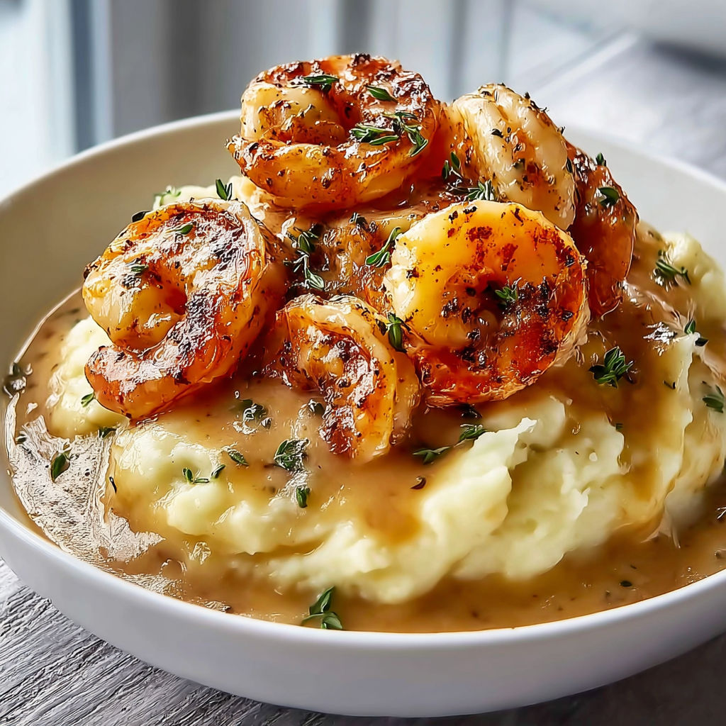 Une recette de crevettes et riz avec une sauce au miel.