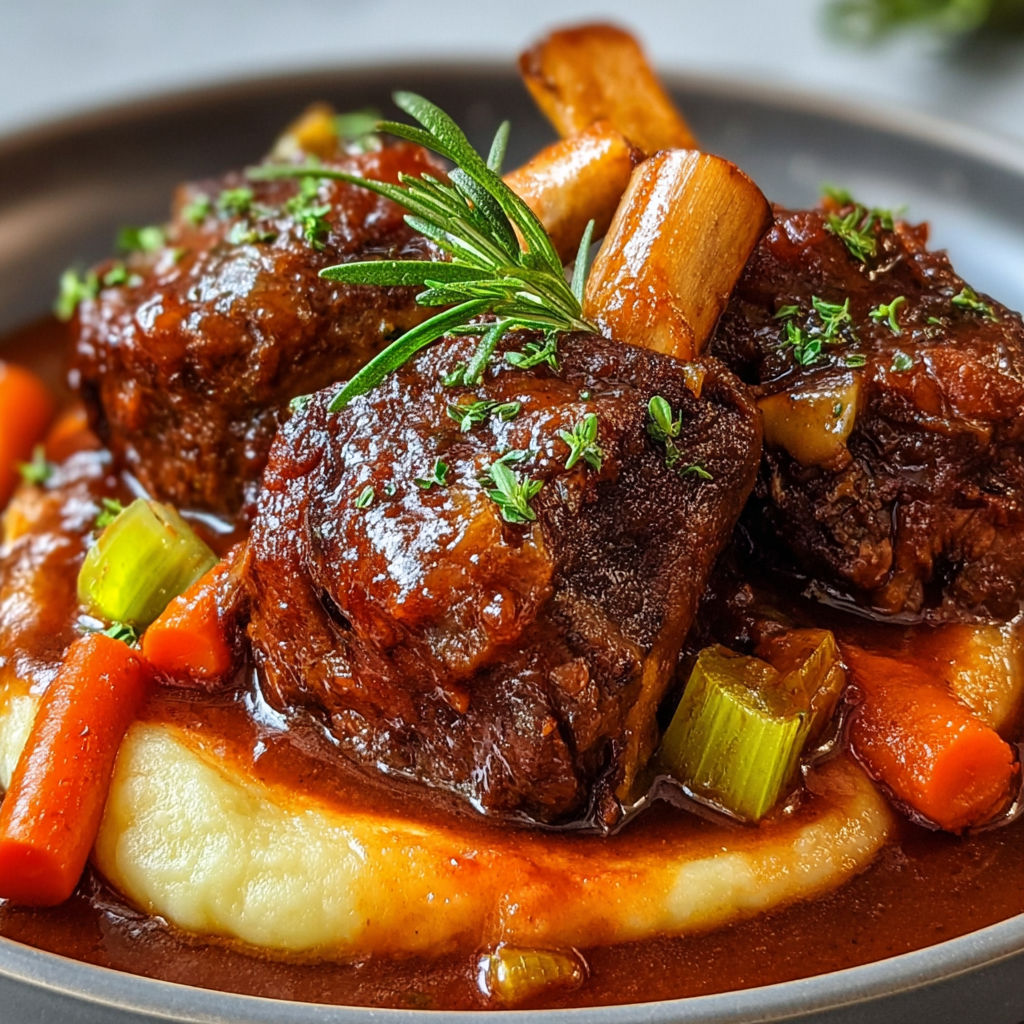 Une recette de boeuf grillé avec des carottes et des herbes.