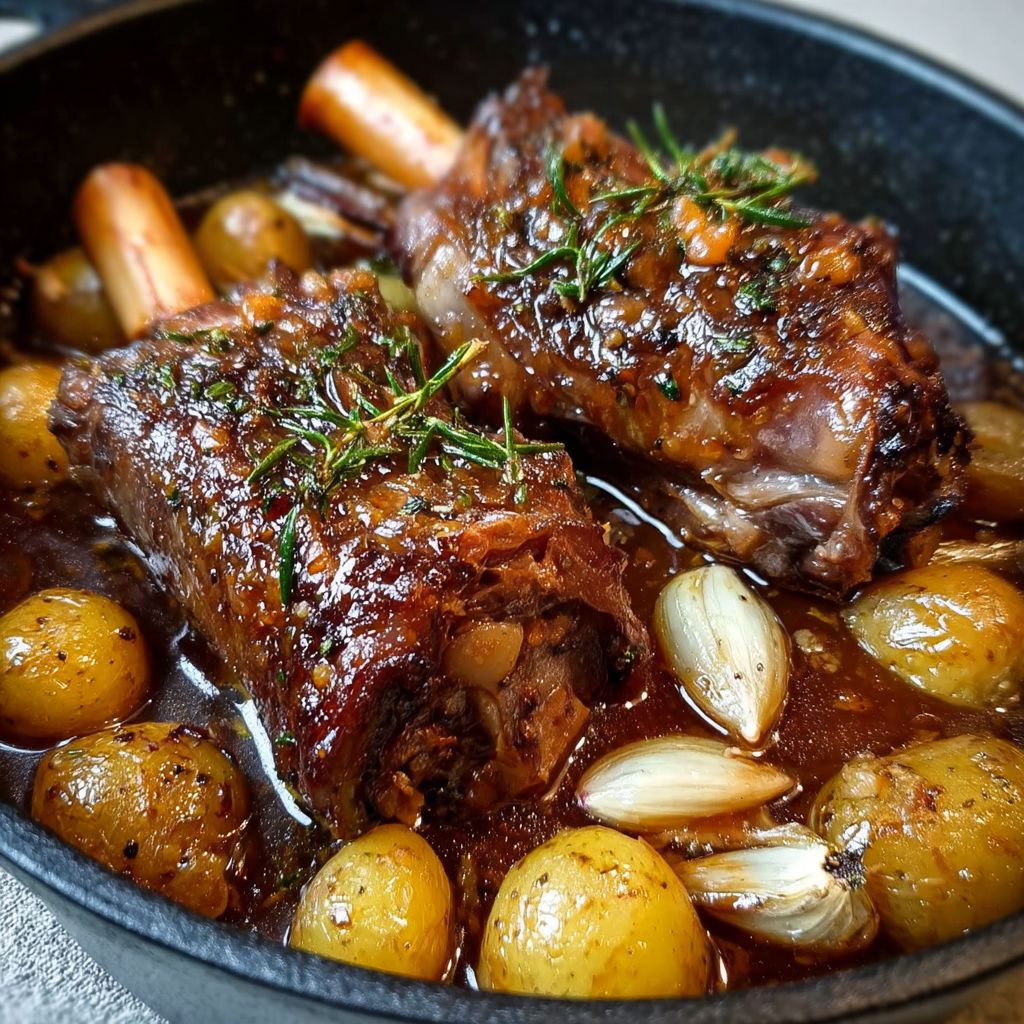 Brasse et légumes grillés dans une casserole" - "Grilled meat and vegetables in a casserole