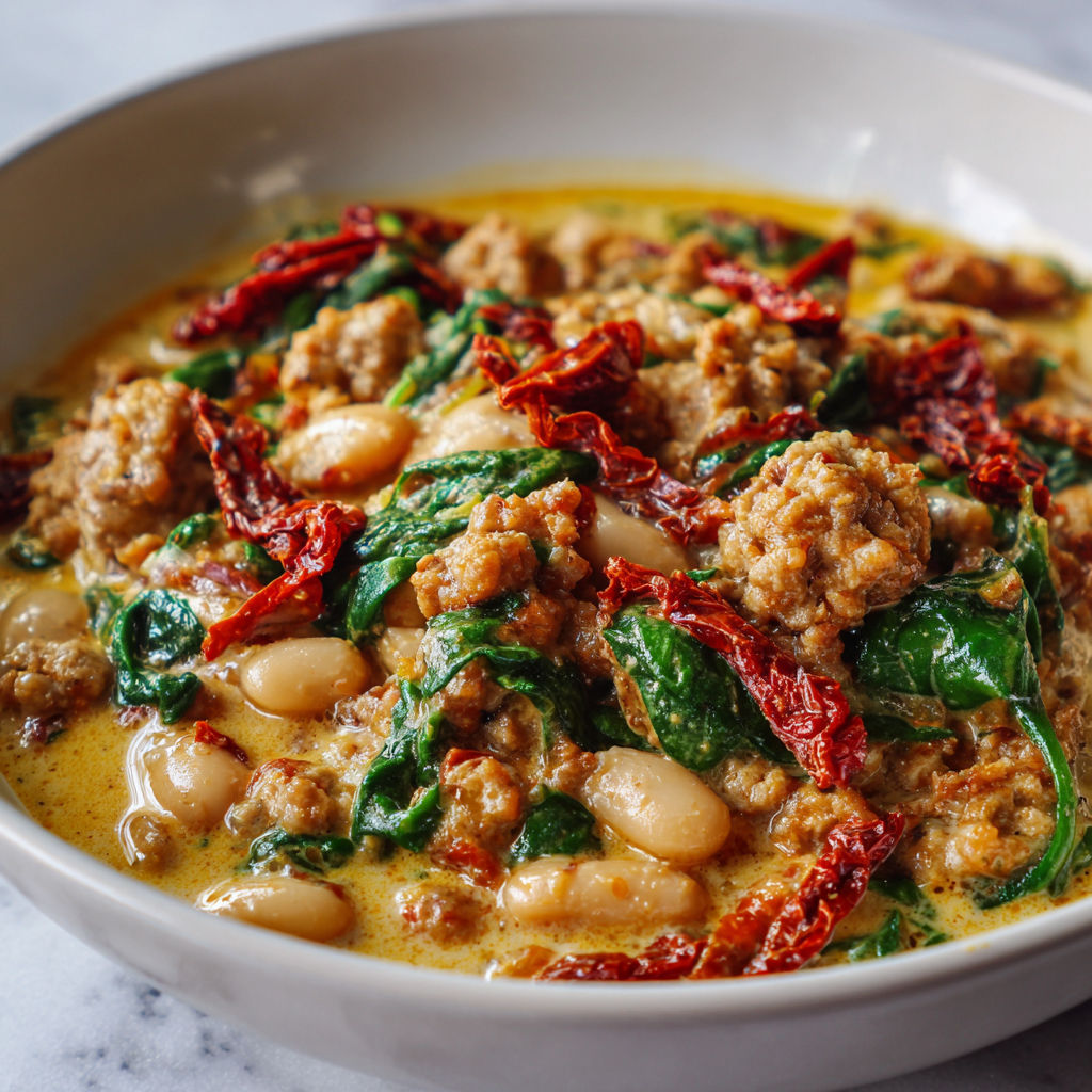 Une recette de soupe au poulet et légumes, avec des haricots, des épinards et des feuilles de laurier.