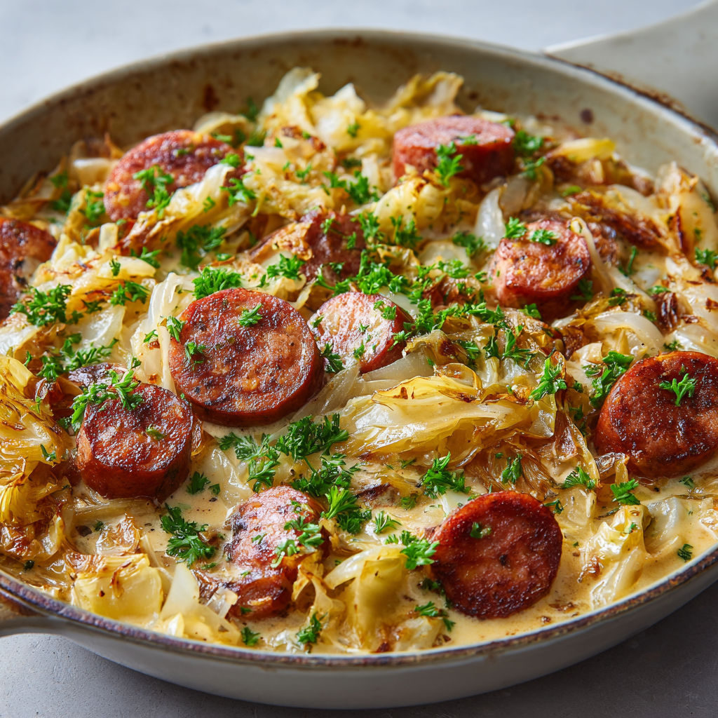 Une recette de saumon et chou-fleur dans une casserole.
