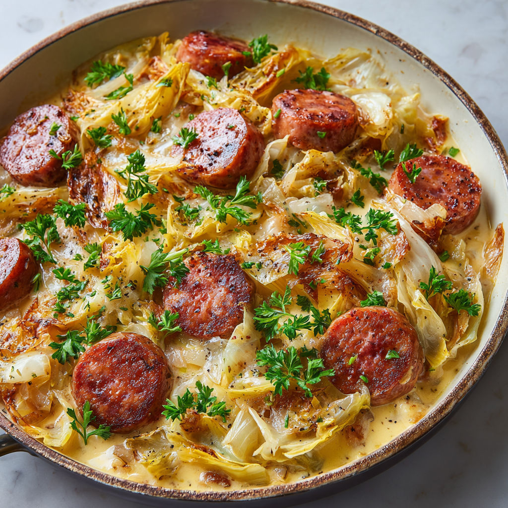 Une recette de saumon et chou-fleur dans une casserole.