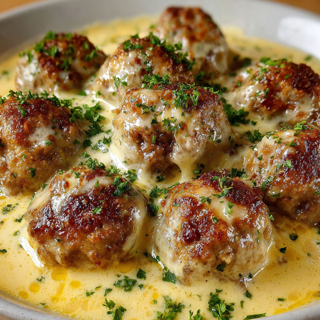 Une recette de boulettes de viande dans une sauce au lait.