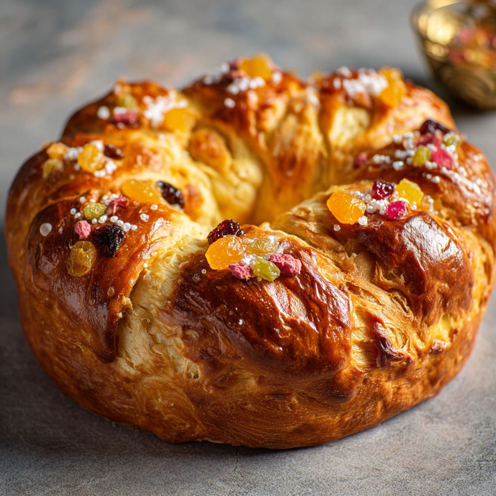 Brioche des Rois Provençale – Moelleuse et Parfumée à la Fleur d’Oranger