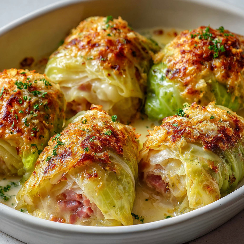 Un chou vert moyen est un plat savoureux et délicieux, composé de légumes et de viande.