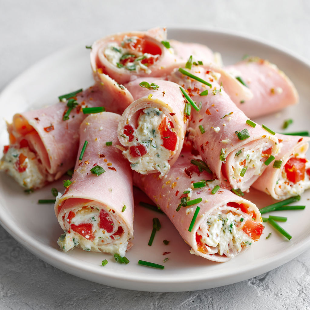 Roulés express jambon-fromage, prêts en 10 minutes.
