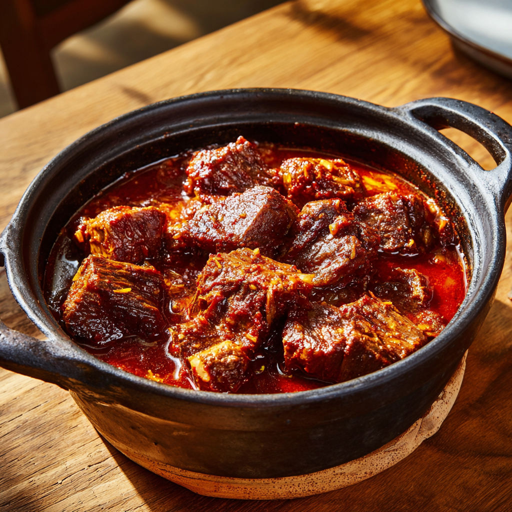 Ragoût Coréen de Bœuf Épicé et Fondant.