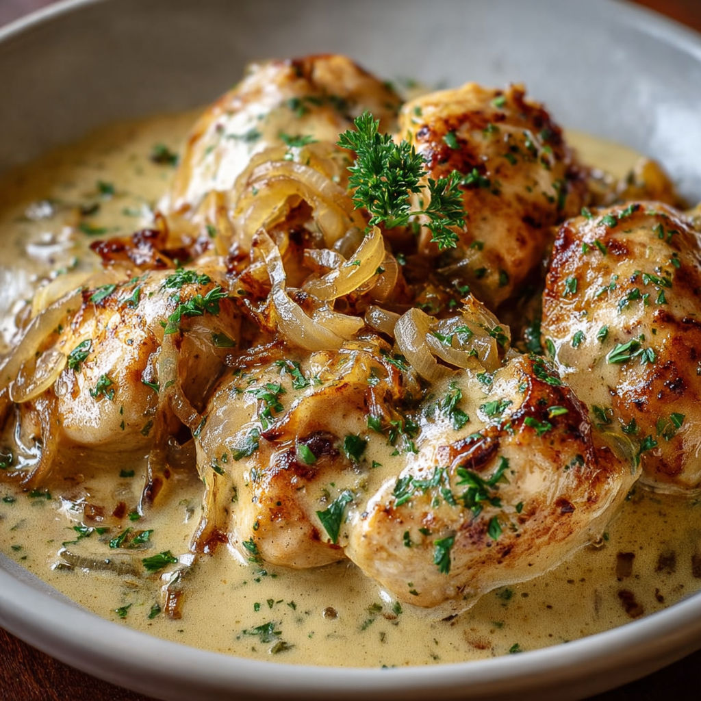 Aiguillettes Dorées Sauce Bière et Crème Onctueuse.