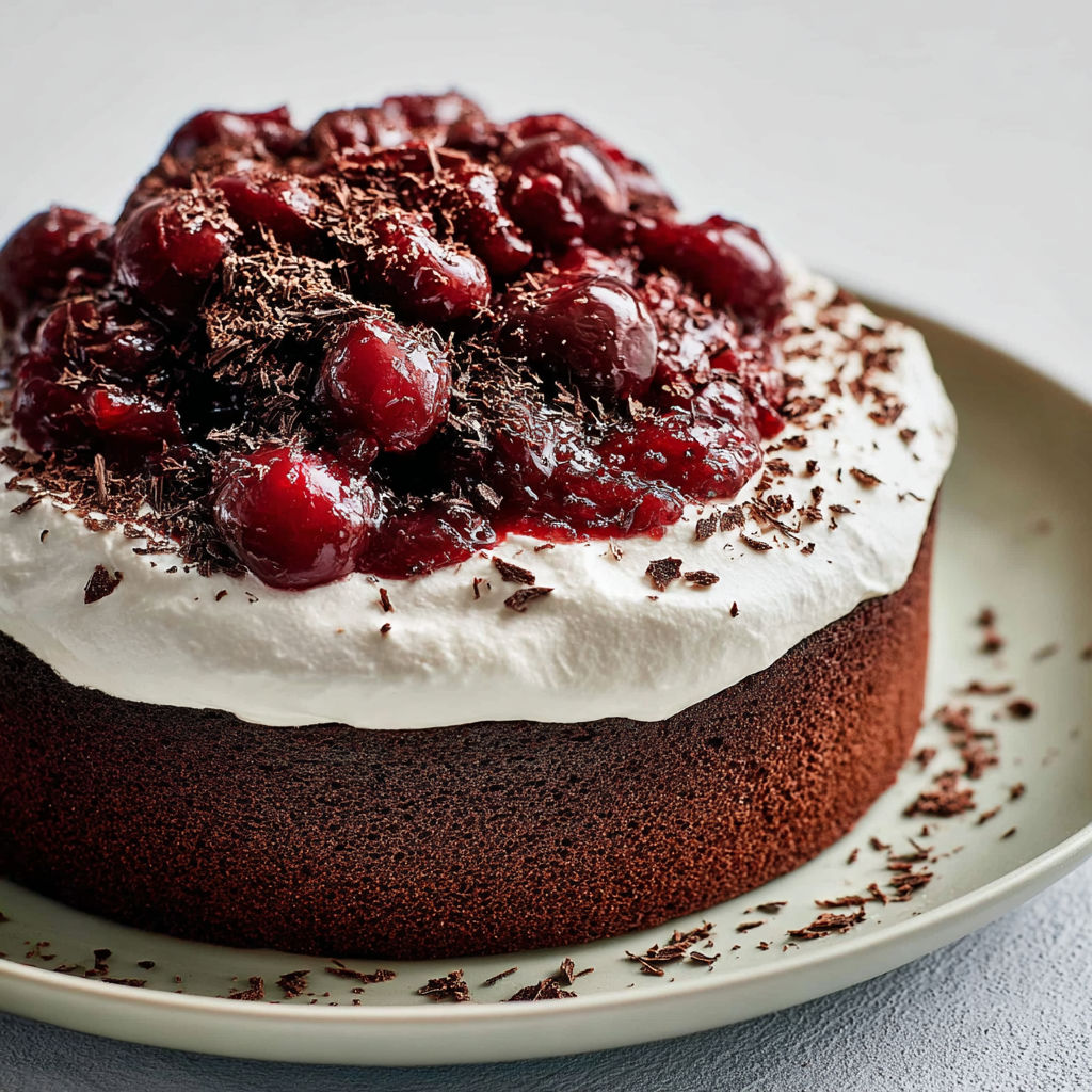 Gâteau Forêt-Noire Simplifié.