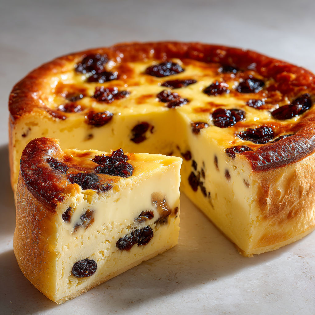 Far Breton aux Pruneaux, Texture Crémeuse et Vanillée.