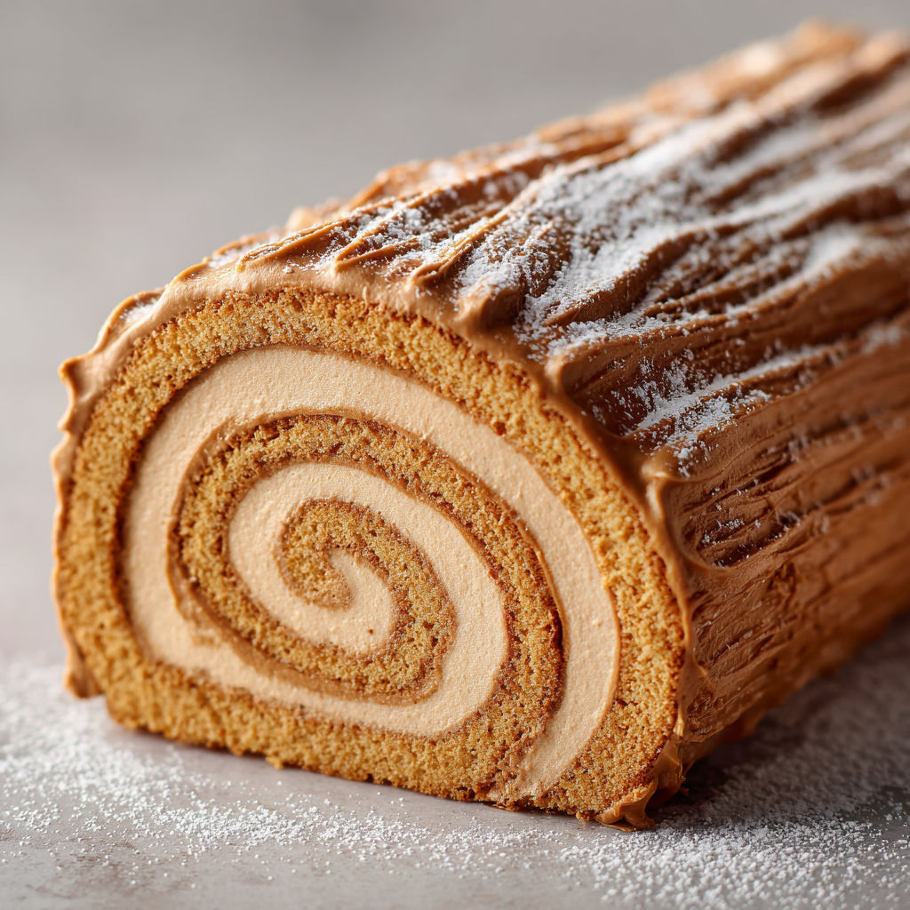 Bûche de Noël au Café Gourmande et Fondante.
