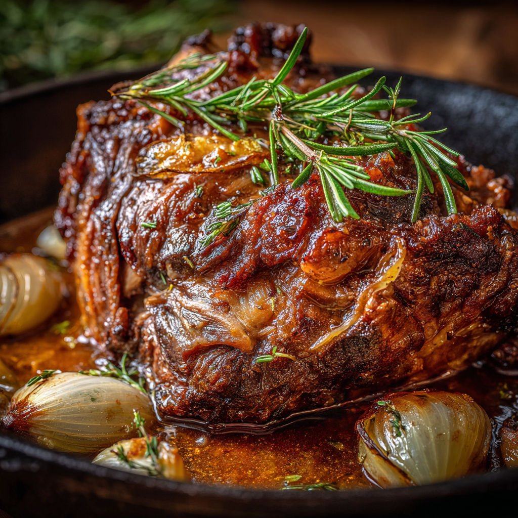 Gigot d’agneau ultra tendre façon traditionnelle.