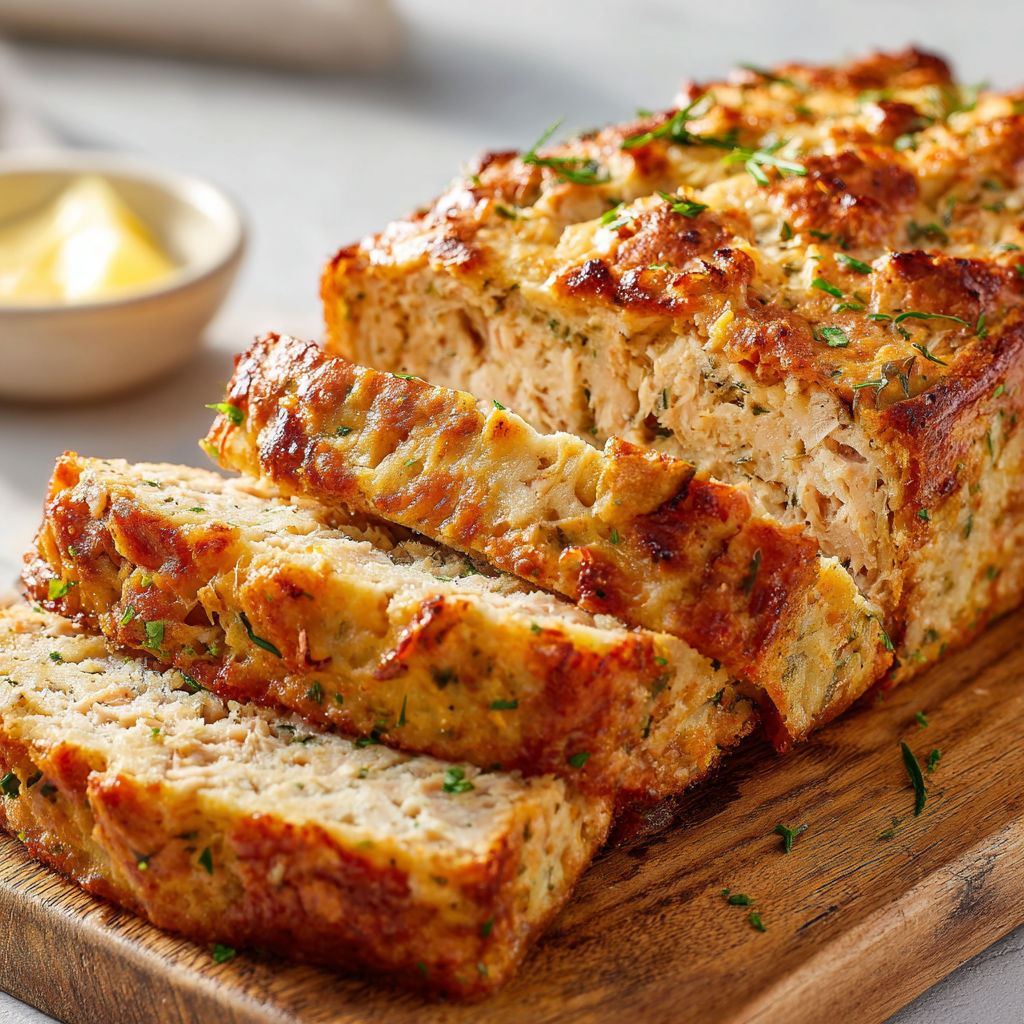 Pain de thon traditionnel et gourmand.