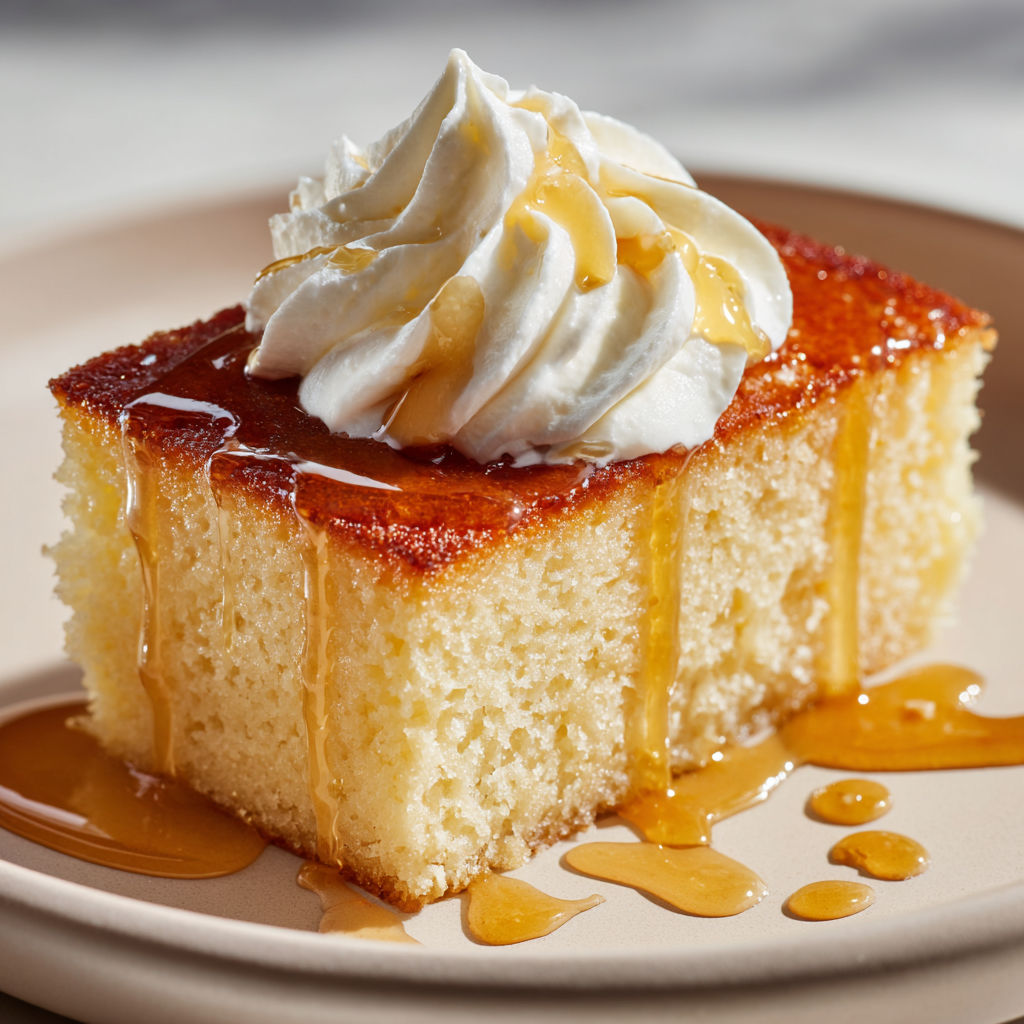 Gâteau de semoule moelleux façon grand-mère aux doux souvenirs d’enfance.
