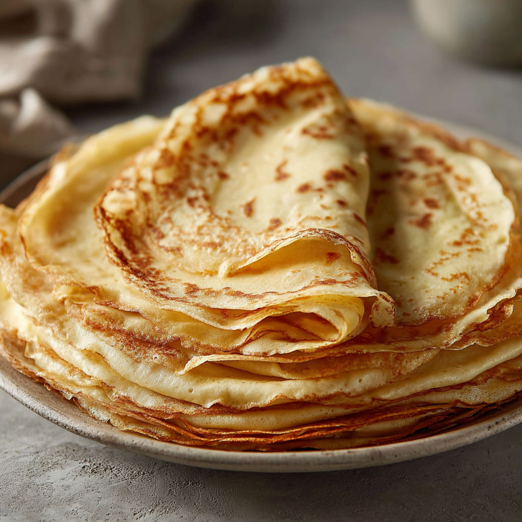 Crêpes faciles et rapides parfaites pour la Chandeleur.