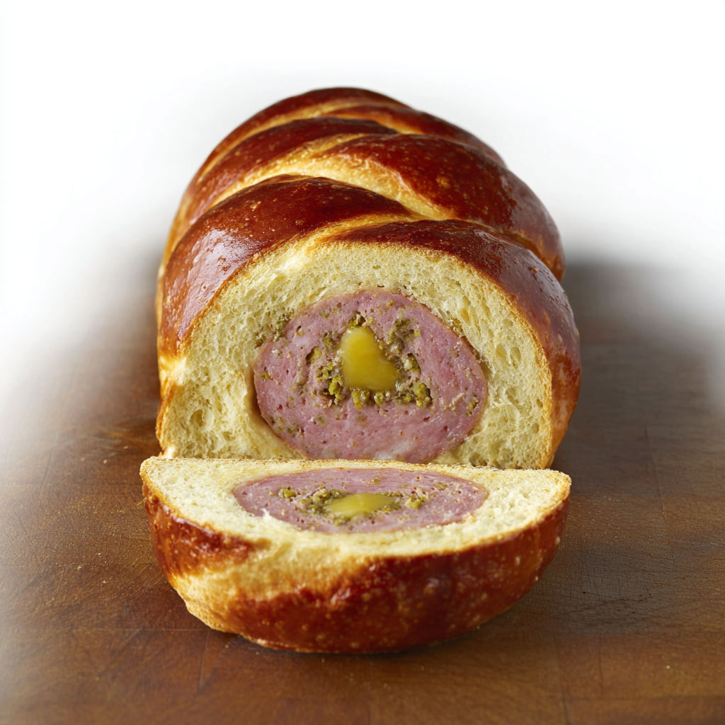 Apéritif ou Plat Convivial : Le Saucisson Brioché Facile à Préparer.