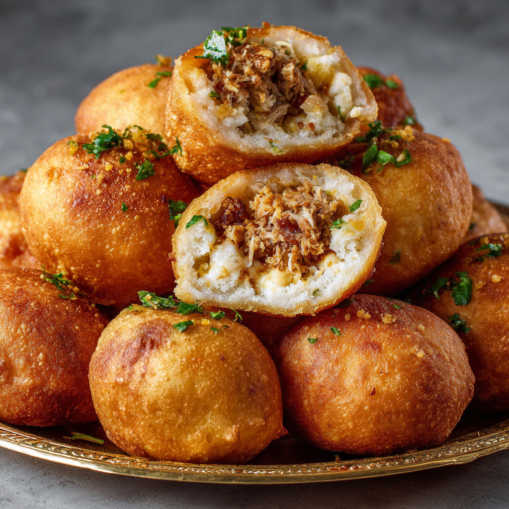 Beignets Salés Farcis Ultra Moelleux, Dorés & Irrésistibles.