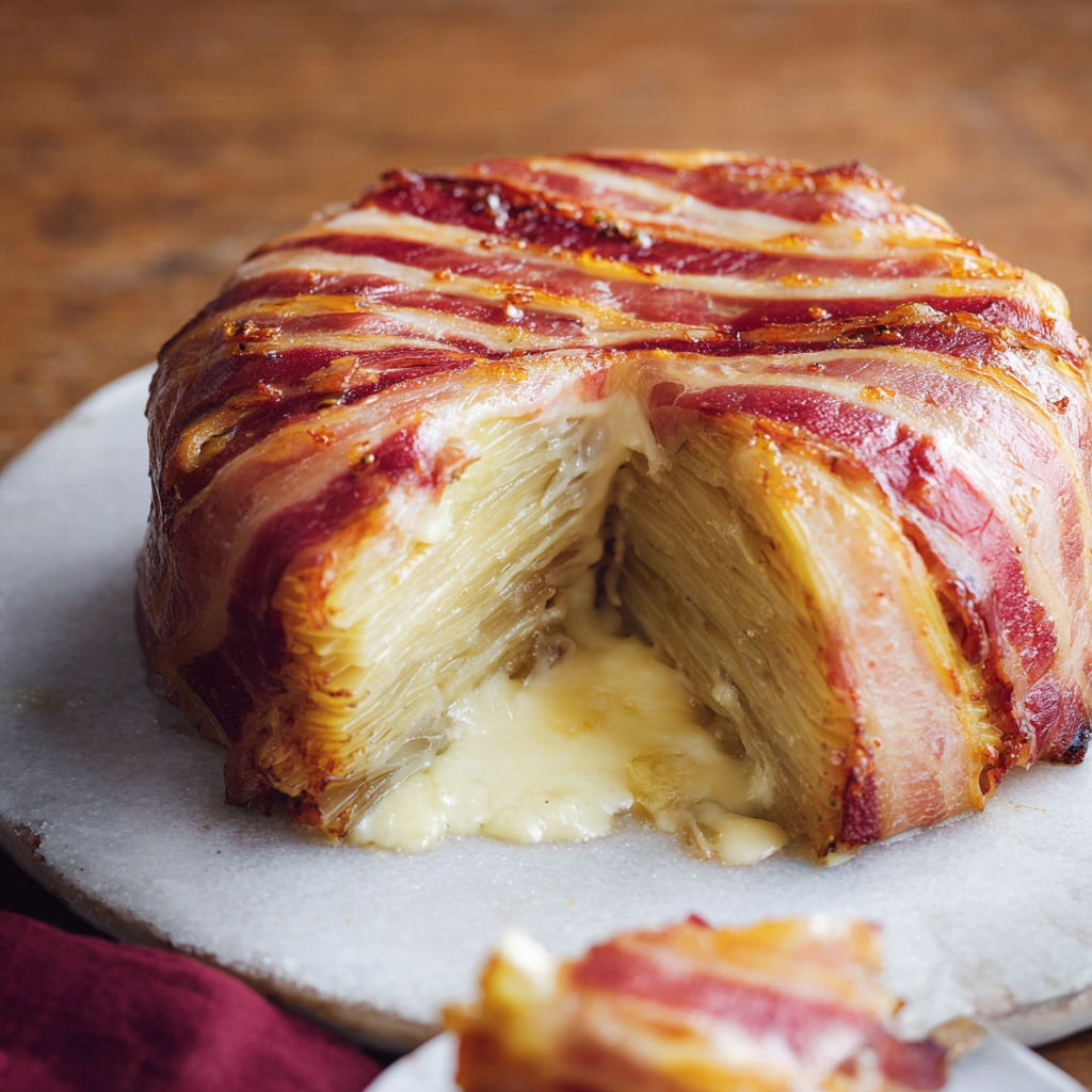 Gâteau Savoyard Pommes de Terre & Reblochon.
