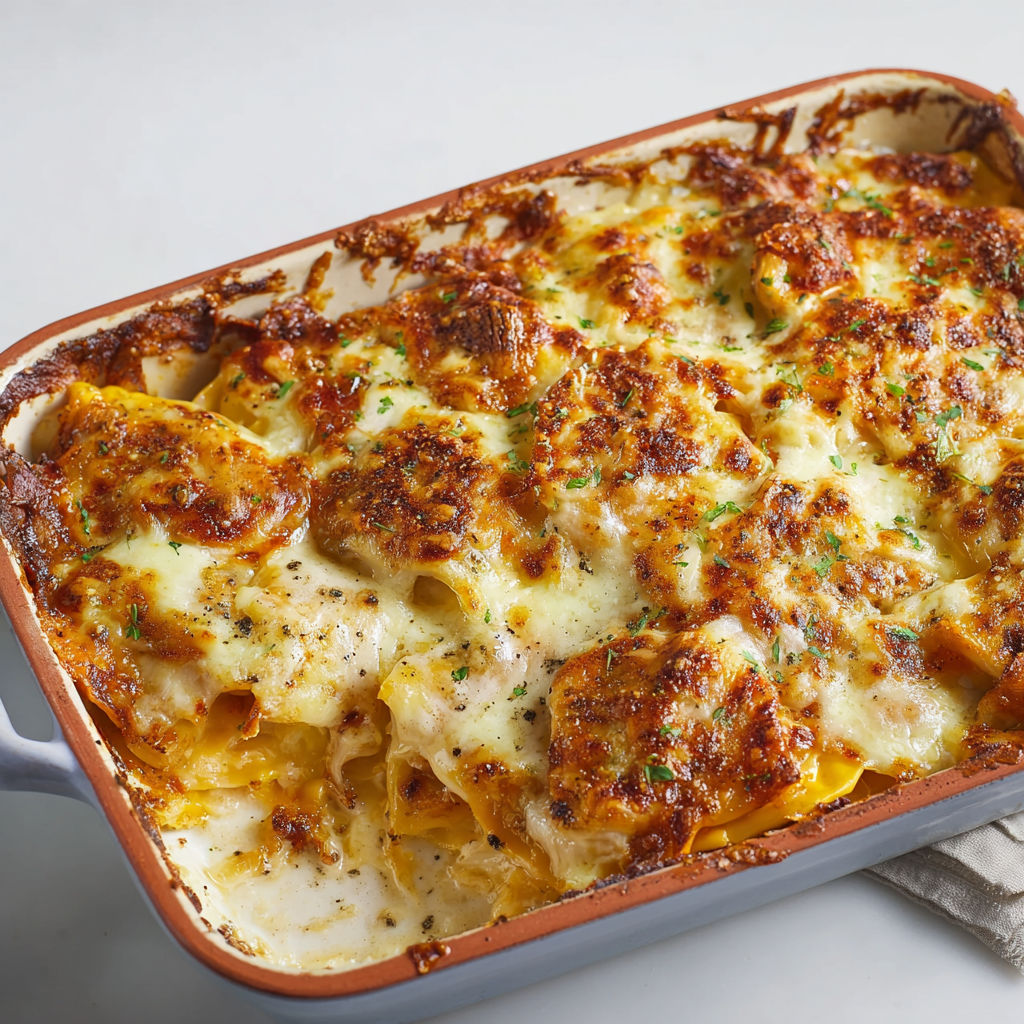 Gratin de ravioles au comté : le plaisir fondant en 5 ingrédients.